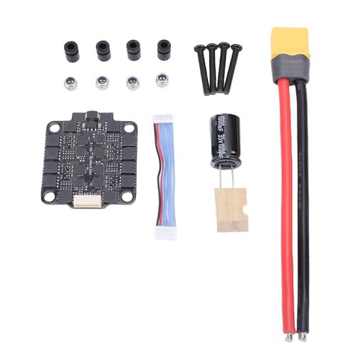 SPYMINNPOO Flight Controller ESC -Set, FC -Board -FPV -Drohnencontroller mit Datenübertragungs -CNC -Kühlkörper 60A -Ausgang für Drohnen von SPYMINNPOO