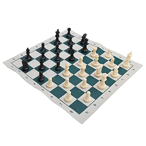 SPYMINNPOO Großes Kunststoff-Schachspiel mit Schachbrett, Kompakte Form, Personalisierte Verpackung, Leicht von SPYMINNPOO