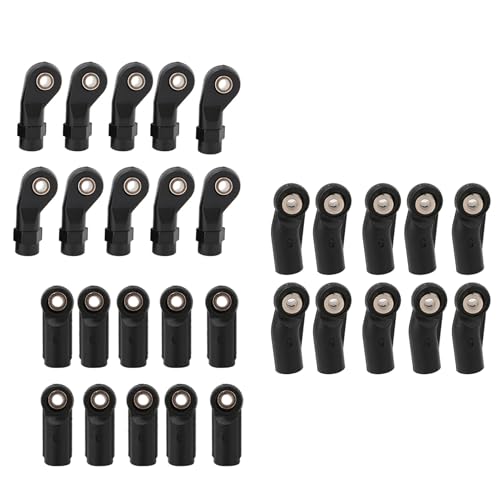 SPYMINNPOO Hochleistungs -Kunststoffkugel -Endverknüpfungskopf für Axiale SCX 1/10 RC Auto Crawler, Packung mit 10 M4 Plastikkugel End für RC Auto Enthusiasten, Einfache Installation und Geeignet SPYMINNPOO Hochleistungs -Kunststoffkugel -Endverknüpfungskopf für Axiale SCX 1/10 RC Auto Crawler, Packung mit 10 M4 Plastikkugel End für RC Auto Enthusiasten, Einfache Installation und Geeignet von SPYMINNPOO