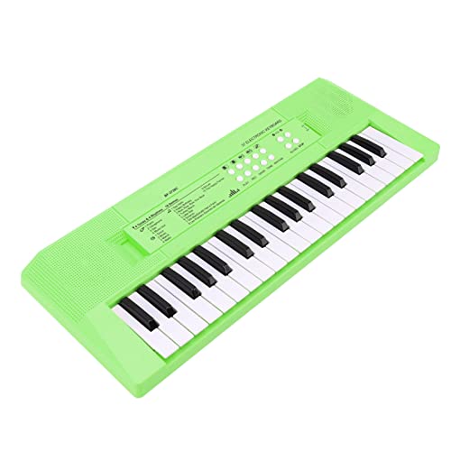 SPYMINNPOO Kindertastatur Klavier Elektronisches Tastaturspielzeug, Klaviertastatur Lernspielzeug für Anschluss Fernbedienung Auto Antriebswelle für 1/10 Klaviere und Tastaturen (Green) von SPYMINNPOO