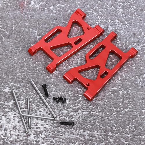 SPYMINNPOO Langlebiger Aluminiumlegierung Vorderer Schwungarm Set für Wltoys 1/14 144001 RC -Auto Verbesserung der Performance Frontschwung Armteile für RC -Modellauto Enthusiasten Red 2pcs SPYMINNPOO Langlebiger Aluminiumlegierung Vorderer Schwungarm Set für Wltoys 1/14 144001 RC -Auto Verbesserung der Performance Frontschwung Armteile für RC -Modellauto Enthusiasten Red 2pcs von SPYMINNPOO
