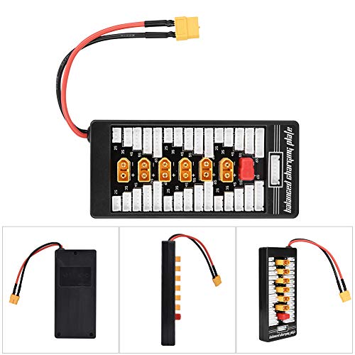 SPYMINNPOO LiPo Parallel Charging Board, Multi 2S Bis 6S Parallel Balanced Charge Board XT60 Plug Battery Ladeplatte für RC Akku von SPYMINNPOO