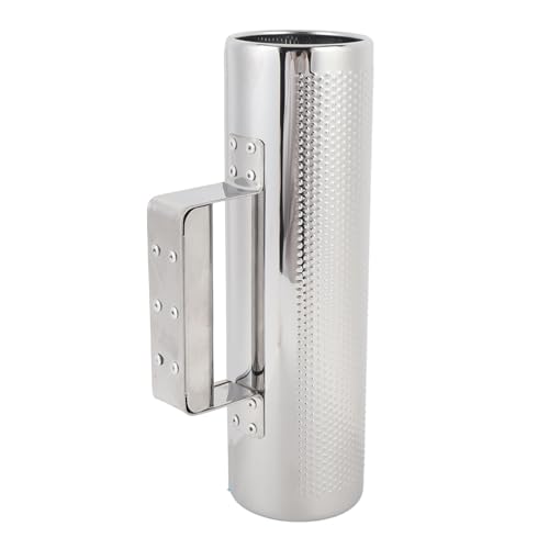 SPYMINNPOO Metal Guiro Shaker, 10-Zoll-Aluminiumkörper mit 75% Spielbarer Oberfläche, Strukturiertem Griff für Grip, Magnetschaberspeicher, Ideal für Lateinische Musik und Live-Auftritte SPYMINNPOO Metal Guiro Shaker, 10-Zoll-Aluminiumkörper mit 75% Spielbarer Oberfläche, Strukturiertem Griff für Grip, Magnetschaberspeicher, Ideal für Lateinische Musik und Live-Auftritte von SPYMINNPOO