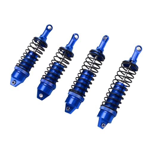 SPYMINNPOO Ölgefüllte RC -Stoßdämpfer Set, Vorder-/Hinterrad -Upgrade -Kit für Schrägstrich 4x4 1/10 Crawler (Blue) von SPYMINNPOO