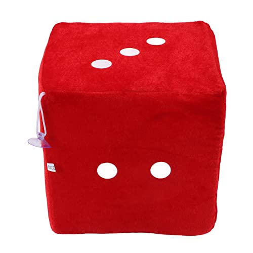 SPYMINNPOO Plüschwürfel Spielzeug Bequeme Große Plüschwürfel Gefüllte Würfel Spielzeug Kissen für Zuhause Sofa Dekoration 3 Farben(rot) Toysandgames Plüschtier Toysandgames Plüschtier von SPYMINNPOO