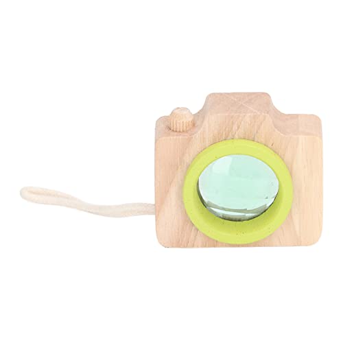 SPYMINNPOO Prisma Objektiv Spielzeug, Holzkamera Stil,Objektiv Spielzeug für Interessante Sicht (Green) von SPYMINNPOO