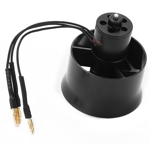 SPYMINNPOO QX-Motor 30mm EDF 6 Blade-Ablüfter mit QF1611-7000kV Bürstenloser Motor, Hochscharfe RC-Flugzeug-Stromanlage für DIY-Drohne von SPYMINNPOO