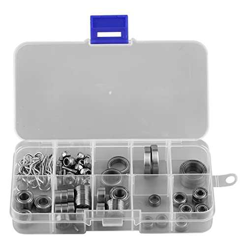 SPYMINNPOO RC -Auto -Metalllager und Schrauben, Reparaturwerkzeugkasten Zur Platzierung und Klassifizierung, Wartungsteile für 1/10 Scale Crawler von SPYMINNPOO