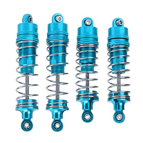 SPYMINNPOO RC -Auto -Stoßdämpfer, Hochfestigkeit Metall 4PCS -Upgrade -Teile für Wltoys 104001 1/10 RC -Auto (Blue) von SPYMINNPOO