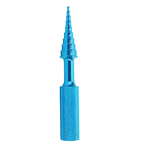 SPYMINNPOO RC -Autolagerentfernungsinstrument, Professionelle Aluminiumlegierung RC -Lager Demontage Lenkerkabine -Carrier -Werkzeuge für Drift, Rennwagen, Rennwagen (Blue) von SPYMINNPOO