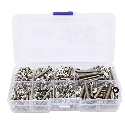 SPYMINNPOO RC -Autoschraubenanpassungs -Set, 1/10 Edelstahlschrauben für Fernbedienungsauto, KOSTENTEILE ABABLETUNG von SPYMINNPOO