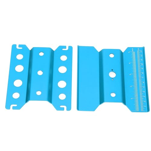 SPYMINNPOO RC -Autoständer Reparatur, Workstation -Wartungsstation mit 360 -Grad -Rotation Einstellbare Höhe Metrische Imperiale Skalen für 1/8 1/10 1/16 RC -Modell (Blue) von SPYMINNPOO