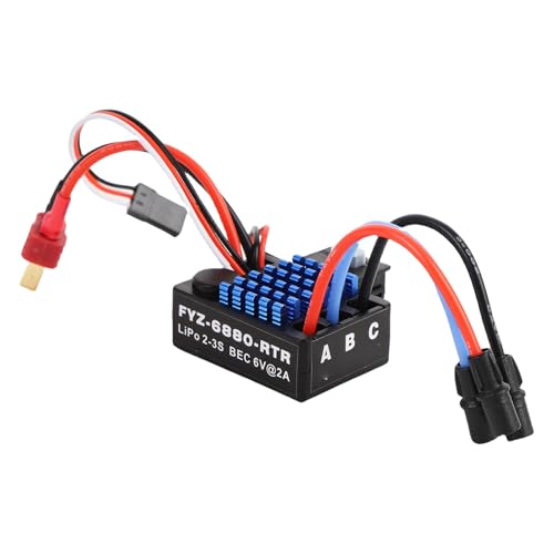 SPYMINNPOO RC Bürstenloser ESC 35A mit Intelligenter Temperaturregelung, Ultra Niedriger Interner Luftwiderstandsrohr für 1/18 Modelle, Wasser- und Staubdestellung, Legierungsmaterial SPYMINNPOO RC Bürstenloser ESC 35A mit Intelligenter Temperaturregelung, Ultra Niedriger Interner Luftwiderstandsrohr für 1/18 Modelle, Wasser- und Staubdestellung, Legierungsmaterial von SPYMINNPOO