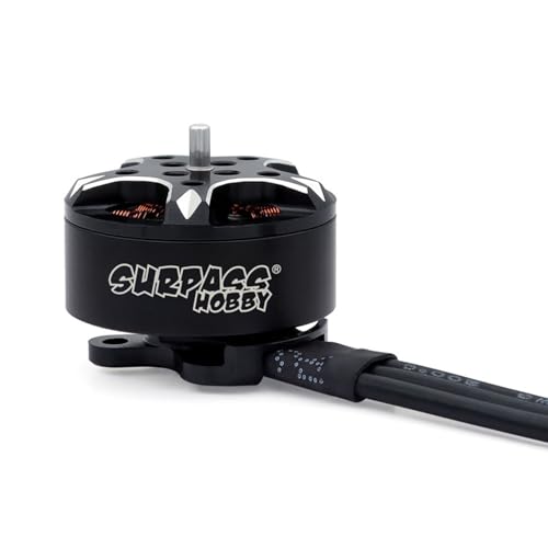 SPYMINNPOO RC Bürstenloser Motor, Einzelner Wicklung 14-Poly-Übertaucher mit 1,5 Mm Welle 50 Mm 24AWG Silikondraht für 3-4 "winzige Drohnen (4350 kV) von SPYMINNPOO