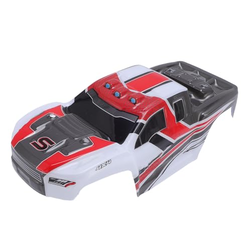 RC-Car-Karosserieabdeckung, Leichte RC-Car-Shell-Abdeckung, Verformungssicher, Ersatzteile, PVC-Ersatz für RC-Car-Karosserie (Rot) von SPYMINNPOO