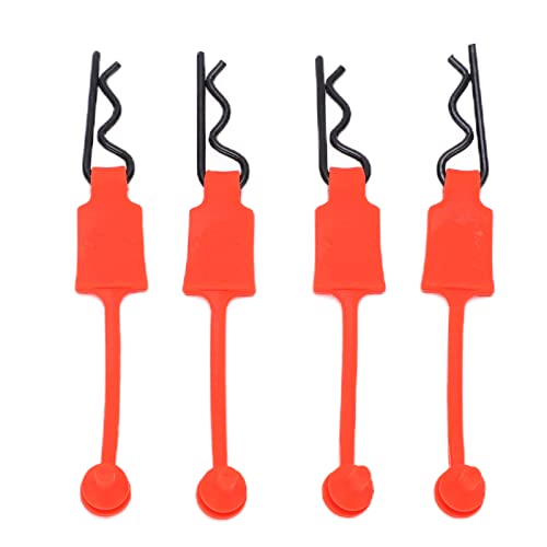 SPYMINNPOO RC Car Shell Universal Pins Clipers Ersatzmodell Autosschalenzubehör für RC -Auto -Enthusiasten (Rot) von SPYMINNPOO