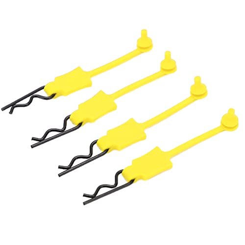 SPYMINNPOO RC Car Shell Universal Pins Clipers Ersatzmodell Autosschalenzubehör für RC -Auto -Enthusiasten (Yellow) von SPYMINNPOO