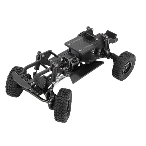 SPYMINNPOO RC -Chassis -Rahmen, Kohlenstofffasern Versammelten Auto -Upgrade -Teile für -Aufstieg 18 1/18 RC Crawler (Black) von SPYMINNPOO
