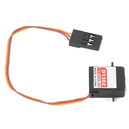 SPYMINNPOO RC Digital Mini Servo D1302 Standard Servo für Feste Flügelflugzeuge, Coreless Motor Drive, für Hubschrauber, JR -Stecker (JR-Stecker) von SPYMINNPOO