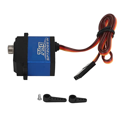 SPYMINNPOO RC Digitales Servo mit Edelstahlausrüdern für SCX10 III 1/10 RC -Auto, Feine Handwerkskunst und Einfache Installation SPYMINNPOO RC Digitales Servo mit Edelstahlausrüdern für SCX10 III 1/10 RC -Auto, Feine Handwerkskunst und Einfache Installation von SPYMINNPOO