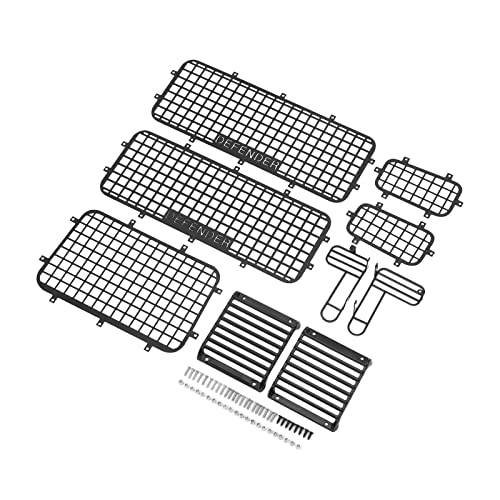 SPYMINNPOO RC-Fensternetz, RC-Metallfensternetz-Simulation Exquisites Verhindern von Kratzern RC Defender Window Guard RC-Fahrzeugwaage Zubehör für TRX4 RC Crawler Car Modellspielzeug Körperteile SPYMINNPOO RC-Fensternetz, RC-Metallfensternetz-Simulation Exquisites Verhindern von Kratzern RC Defender Window Guard RC-Fahrzeugwaage Zubehör für TRX4 RC Crawler Car Modellspielzeug Körperteile von SPYMINNPOO