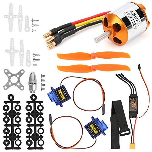 SPYMINNPOO RC -Flugzeugmotor, ESC -Servo -Propeller -Zubehör -Kit mit 2217 2300 KV Bürstenloser Motor, Fernbedienungsdrohne -DIY -Teile SPYMINNPOO RC -Flugzeugmotor, ESC -Servo -Propeller -Zubehör -Kit mit 2217 2300 KV Bürstenloser Motor, Fernbedienungsdrohne -DIY -Teile von SPYMINNPOO