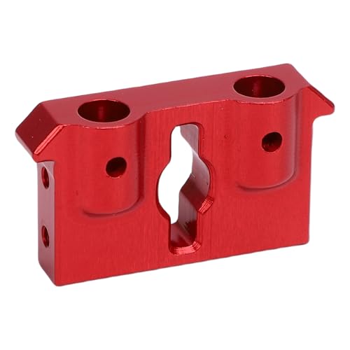 SPYMINNPOO RC Front Stoßfängerhalterung, Aluminium -Upgrade -Lenkung des Steigkletterners für -Aufstieg 1/18 Fahrzeuge (Red) von SPYMINNPOO