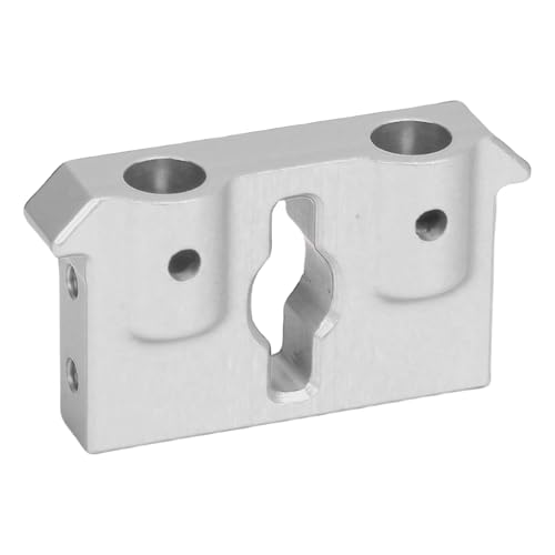 SPYMINNPOO RC Front Stoßfängerhalterung, Aluminium -Upgrade -Lenkung des Steigkletterners für -Aufstieg 1/18 Fahrzeuge (Silver) von SPYMINNPOO