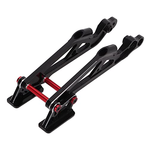 SPYMINNPOO RC Heckflügelmontage, Upgrade -Zubehör für Arrma Kraton 1/8 RC -Auto, Aluminium -Legierungs -Spoiler -Klammer für Off -Road -Bash & Racing (Schwarz Rot) von SPYMINNPOO