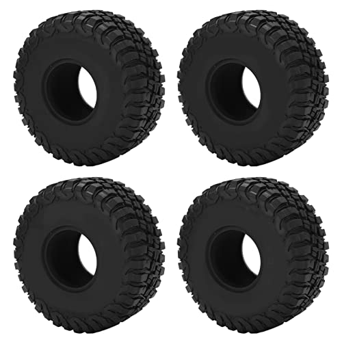 SPYMINNPOO RC-Reifen 4 Stück, 120 Mm Gummireifen Starke Dämpfung Anti-Rutsch-Rad-Ersatz Kompatibel mit RC-Auto Im Maßstab 1:10 von SPYMINNPOO