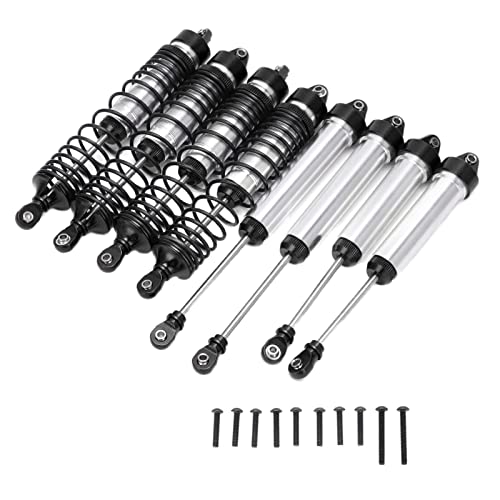 SPYMINNPOO RC -StoßDämpfer, Vorderer Hinterer Dämpfer für UDR, 1/7 Fernbedienungsauto, Federn und Federloses Design (Black) von SPYMINNPOO
