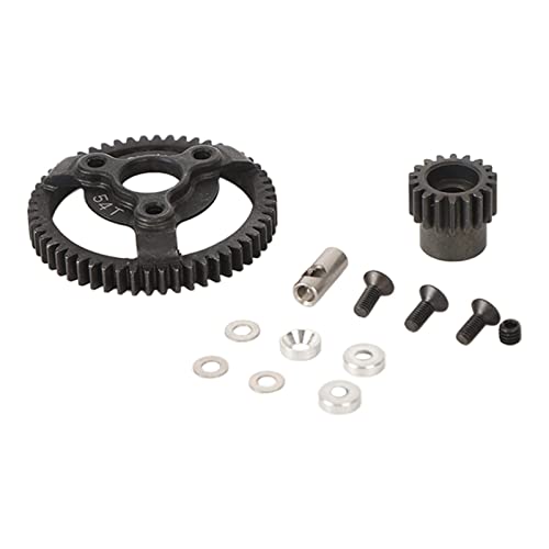 SPYMINNPOO RC-Zahnradgetriebe, gerade, Ritzel, Ritzel, gerades Zahnrad, RC-Zahnrad, gerades Zahnrad, aus Stahl, 32P 54T, Zahnradsatz SPYMINNPOO RC-Zahnradgetriebe, gerade, Ritzel, Ritzel, gerades Zahnrad, RC-Zahnrad, gerades Zahnrad, aus Stahl, 32P 54T, Zahnradsatz von SPYMINNPOO