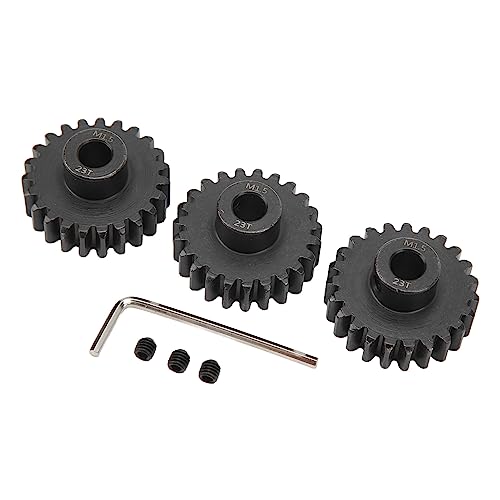 SPYMINNPOO Ritzel-Set, Ersatzzubehör, Ritzelgetriebe M1.5 aus professionellem Stahl, präzise und sicher für Outdoor-Aktivitäten (23T) von SPYMINNPOO