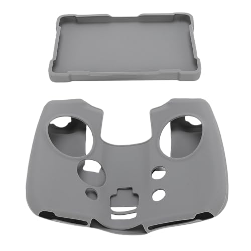SPYMINNPOO Silikonhülle für die Drohnenfernbedienung, Schutzhülle, Stoßdämpfend, Staubdicht, Passend für RC Pro 2 (Grey) von SPYMINNPOO