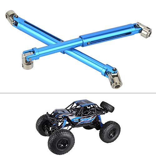 SPYMINNPOO Smooth Getriebe Alloy -Antriebswelle Kit für RGT 86100 Crawler, Zuverlässiges Teleskopdesign, Geeignet für Fernbedienungs -Hobbyisten, 2 PCs RC Antriebswellensatz (Blue) von SPYMINNPOO
