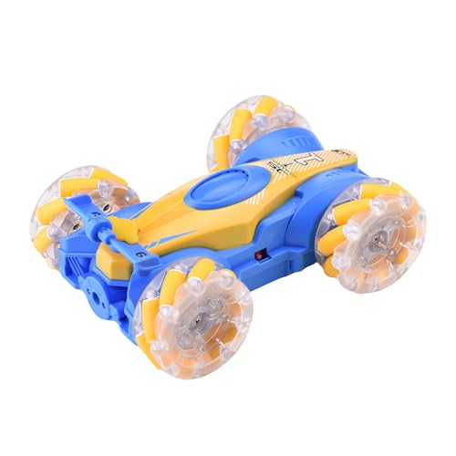 SPYMINNPOO Stunt RC -Auto mit Gestenkontrolle und Sprühfunktion, 360 ° LED -Leuchten und 2,4 G Drift Racing Toy für und Erwachsene (Light Blue) von SPYMINNPOO