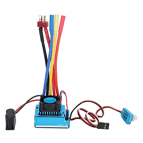 SPYMINNPOO V2.3 Bürstenloser ESC für RC-Autos, Elektronischer Geschwindigkeitscontroller mit 2S-3S-Lipo-Stütze, Hoher Stromsteuerung (45A) von SPYMINNPOO