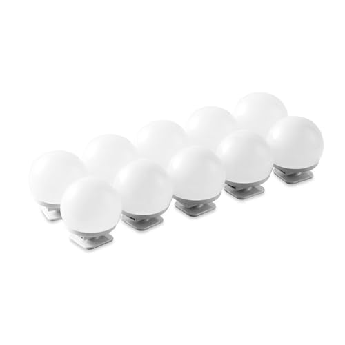 SPYMINNPOO Verstellbares Waschtischspiegel Vordere Licht mit DREI Farben, USB - -up Leuchten für Schlafzimmerbadezimmer, Perfekte Zusätzliche Beleuchtungsquelle (10PCS) von SPYMINNPOO