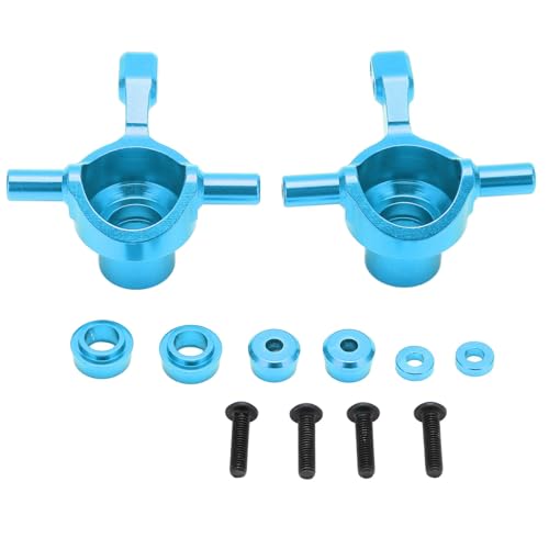 Vorderknöchelarme Set, Aluminiumlegierung Heckstummel -Träger -Hub -Hub -Set für TT02 1/10 RC auf Straßentouren Autokaufteile Teile (Blue) von SPYMINNPOO