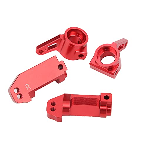 SPYMINNPOO Vorderlenkbecher mit Vorder -C -Sitzbasis C, Feste Achsen für Losi LMT 18 LKW, Aluminiumlegierung Metall (Rot) von SPYMINNPOO
