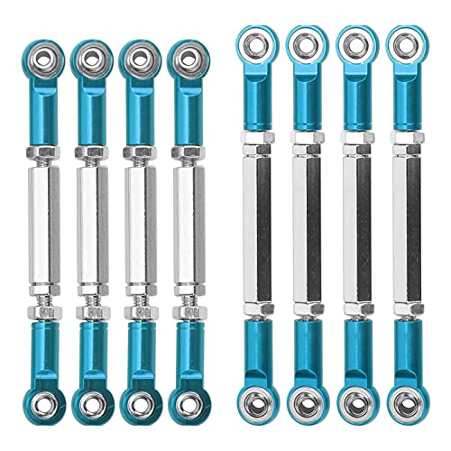 SPYMINNPOO WPL/Mn/FEYU RC -Steuerelemente, Leichte und Langlebige, 4 Lange Traktionsstangen und 4 -Short Körper empfindliche Metalllenkkugeln. (Blue) von SPYMINNPOO