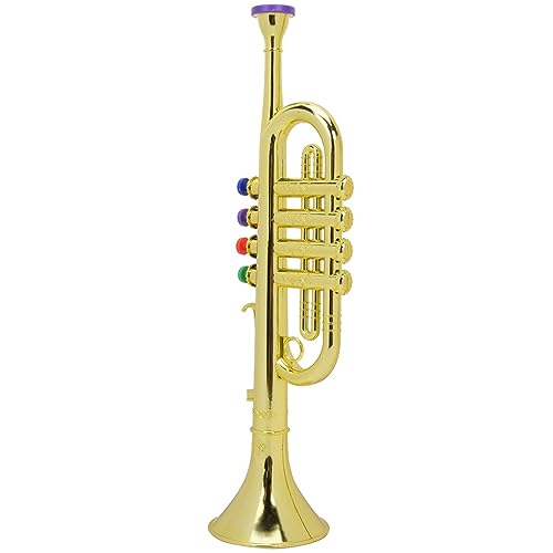 SPYMINNPOO Spielzeug Trompeten, Kinder Trompete Goldbeschichteter Kunststoff Musikspielzeug Simulation Kindertrompete Musikinstrument Spielzeug für Kinder Jungen SPYMINNPOO Spielzeug Trompeten, Kinder Trompete Goldbeschichteter Kunststoff Musikspielzeug Simulation Kindertrompete Musikinstrument Spielzeug für Kinder Jungen von SPYMINNPOO