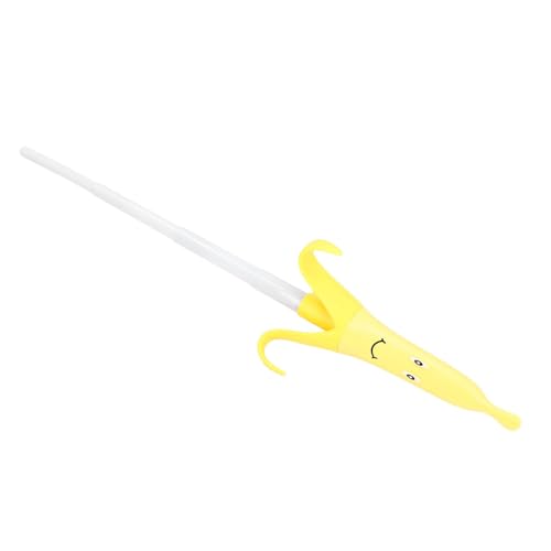 Weiches Teleskop-Schwertspielzeug, durch Schwerkraft Einziehbare Bananenform, Sicher und Unterhaltsam für , Fantasievolles Spielen (Yellow) von SPYMINNPOO