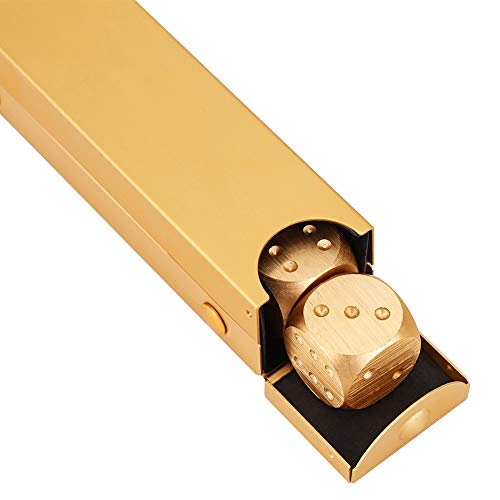 Würfel für Brettspiele, D & D-Würfel, Monopol für Brettspiele, aus Aluminiumlegierung, rostfrei und langlebig, 5 Stück für Brettspiele (rechteckig) von SPYMINNPOO