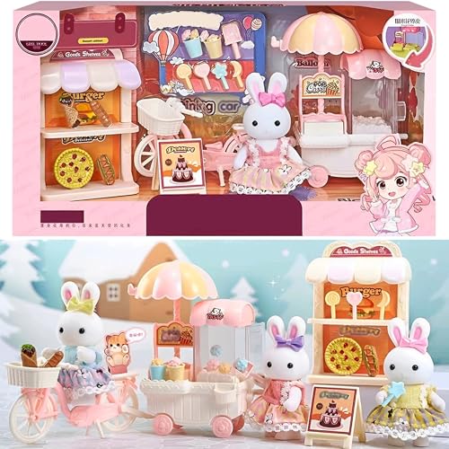 SQAQS Dollhouse, Das puppenhaus, Mein traumhaus, Multicolore, Haus der Kaninchen, Haus Traumvilla, Dollhouse Deluxe Raum, Die Möbel Sind Vollausstattung, Geschenk für Kinder ab 4 Jahren SQAQS Dollhouse, Das puppenhaus, Mein traumhaus, Multicolore, Haus der Kaninchen, Haus Traumvilla, Dollhouse Deluxe Raum, Die Möbel Sind Vollausstattung, Geschenk für Kinder ab 4 Jahren von SQAQS