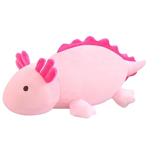 SQEQE Weighted Axolotl Plush Toy, Pink Axolotl Stuffed Animals Cute Axolotl Plush Pillow, Cute Weighted Stuffed Animals Gifts for Girls Boys Pink Axolotl 35CM SQEQE Weighted Axolotl Plush Toy, Pink Axolotl Stuffed Animals Cute Axolotl Plush Pillow, Cute Weighted Stuffed Animals Gifts for Girls Boys Pink Axolotl 35CM von SQEQE
