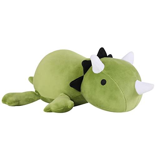 SQEQE Weighted Dinosaur Plush, Anxiety Weighted Stuffed Animals, Weighted Dinosaur Plushie Weighted Dino Throw Pillows for Kids Adults Green 25CM SQEQE Weighted Dinosaur Plush, Anxiety Weighted Stuffed Animals, Weighted Dinosaur Plushie Weighted Dino Throw Pillows for Kids Adults Green 25CM von SQEQE