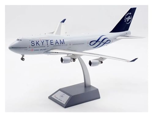 Ferngesteuertes Flugzeug 1:200 ALB2C1211 China Airlines SKYTEAM Boeing B747-400 Druckguss-Flugzeugmodell B-18211 Mit Ständer von SQFZLL