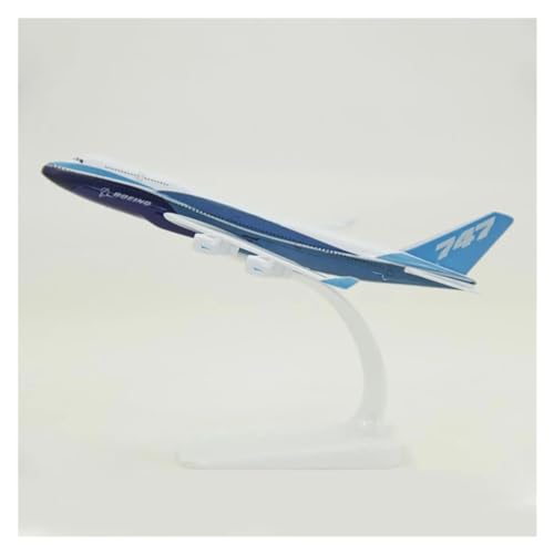 Ferngesteuertes Flugzeug 16 cm Boeing B747-400 Druckguss-Flugzeugmodell Aus Legierung Im Maßstab 1:400, Statische Metalldekoration von SQFZLL