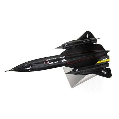 Ferngesteuertes Flugzeug Aufklärungsflugzeug Der US Air Force SR-71 Blackbird. Legierungsmodell SR71, 1:200 Druckguss-Flugzeugmodell (Farbe : B, Größe : 1 UK) von SQFZLL